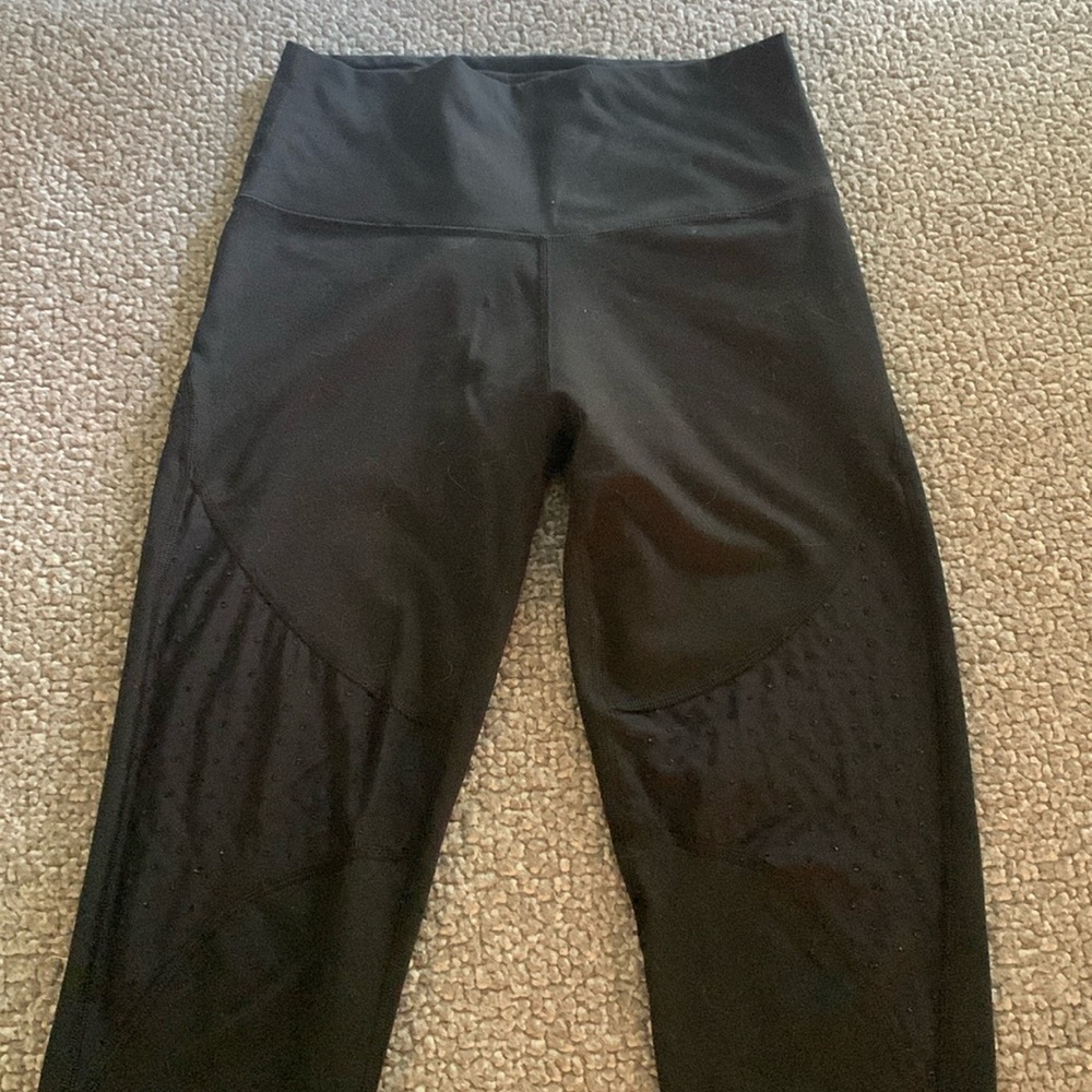 Aerie polka dot sheer pattern leggings